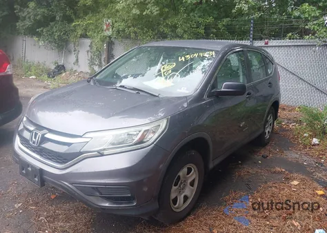 2015 Honda Cr-V Lx z USA, uszkodzony, nr VIN 5J6RM4H37FL048081